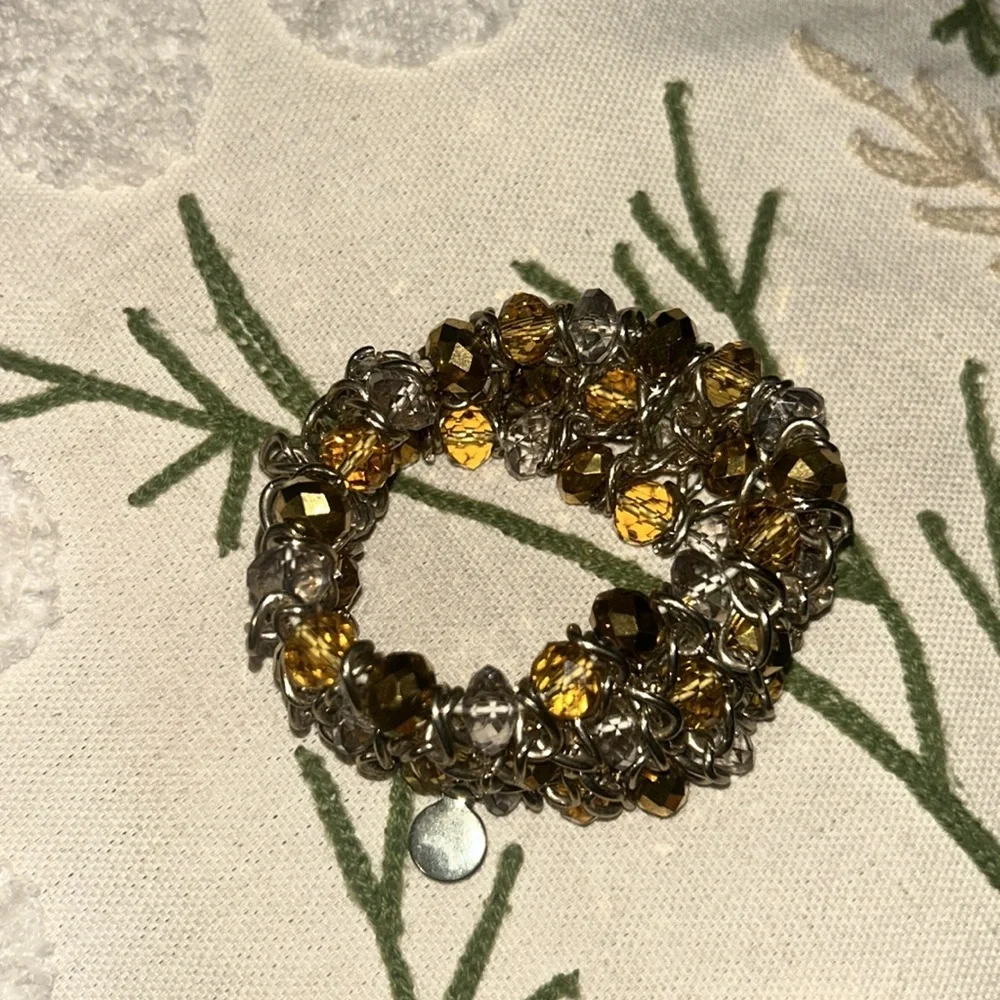 Dana Buchman Bronzo Miele and transparent Bracelet